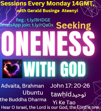 Oneness with god sessions
